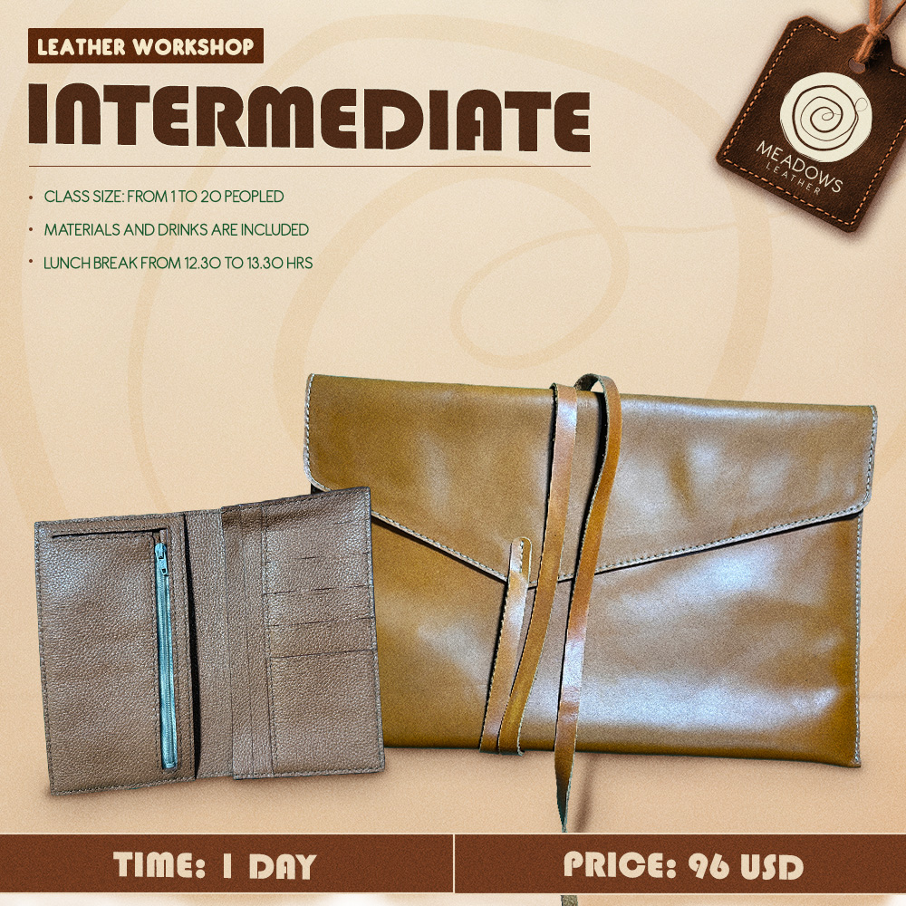 intermediate leather workshop hoi an