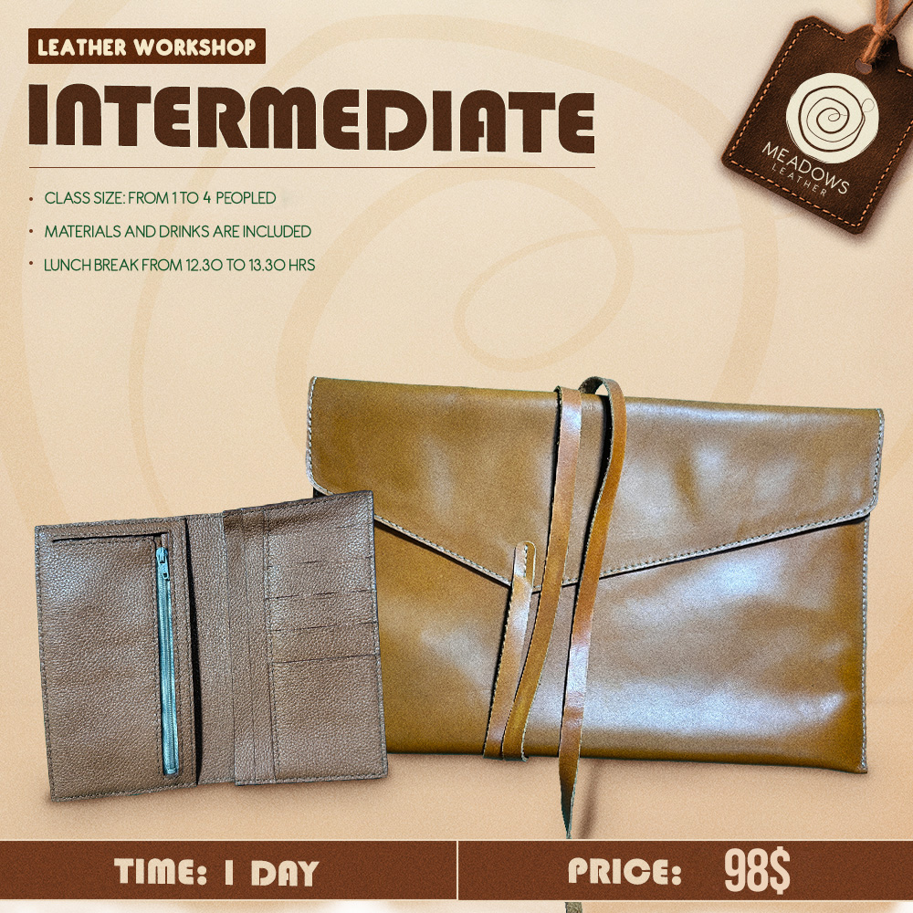 Hoi an leather workshop - intermediate class